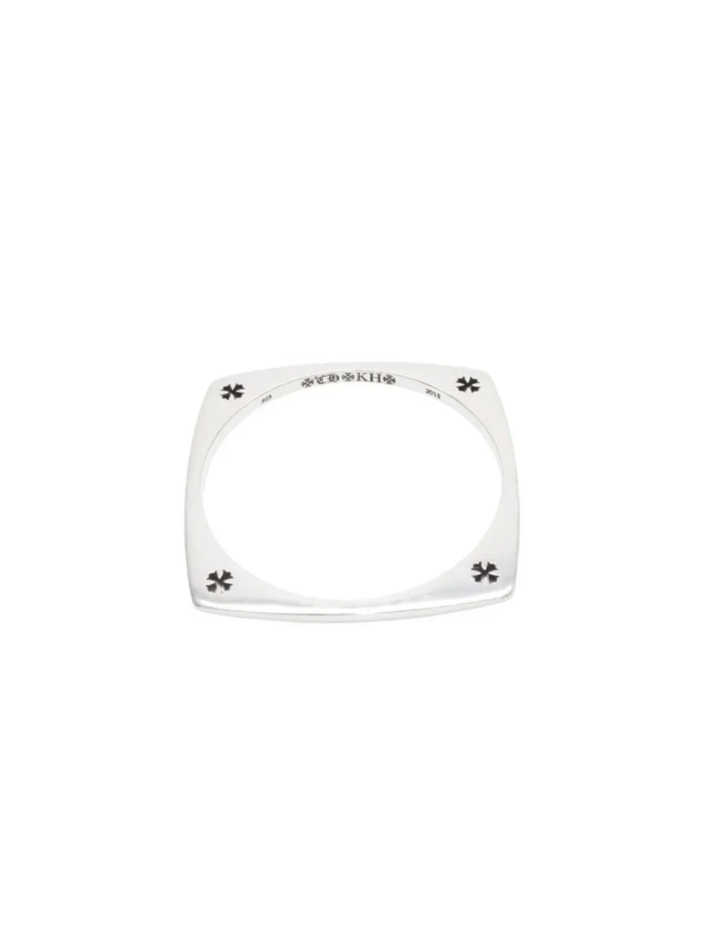 Chrome Hearts KH Square Kate Hudson Bangle CH Plus 925 Sterling Silver